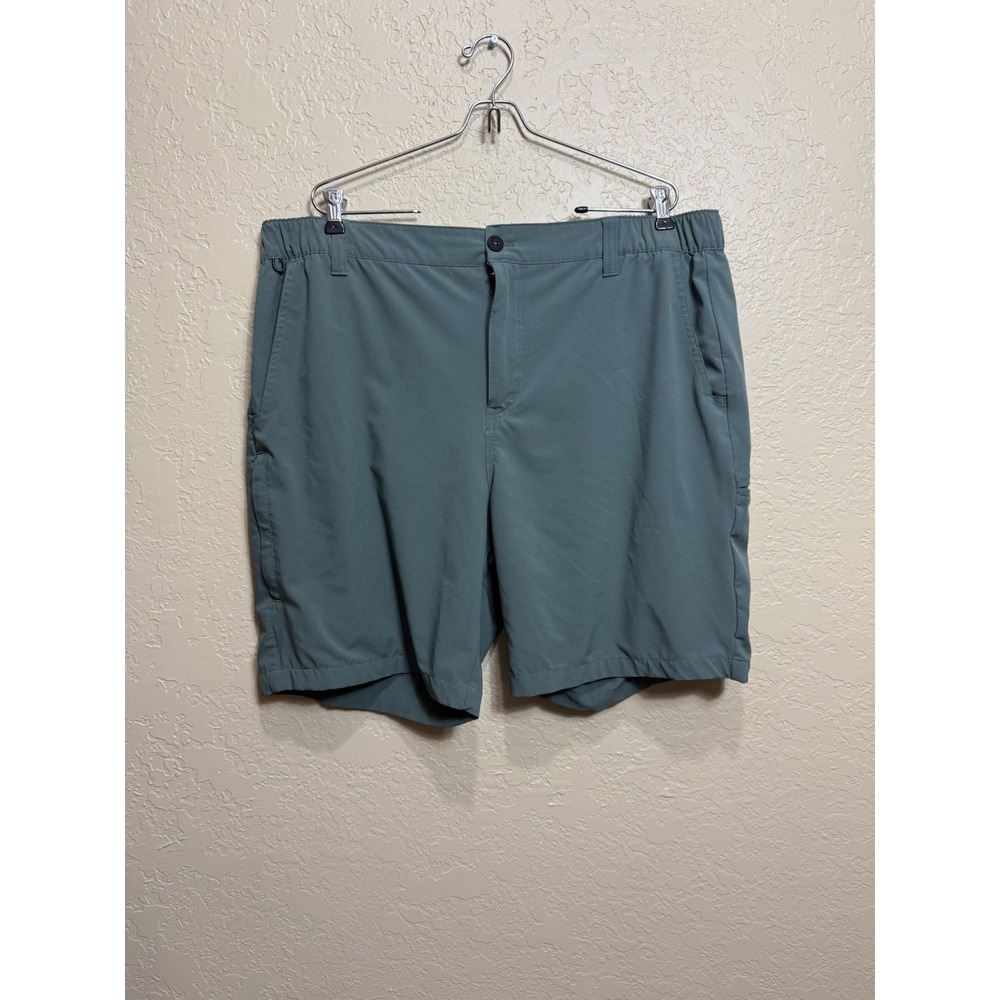 Eddie Bauer Men's XL Flex Waist Tech Shorts  Hiking Stretch EB007993 Green
